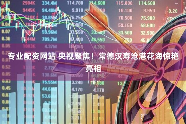 专业配资网站 央视聚焦！常德汉寿沧港花海惊艳亮相